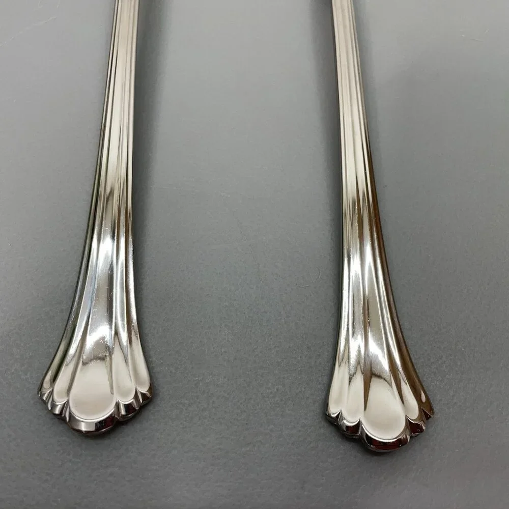 Imperial Seaswept Flatware Serving Set Meat Fork Pie Cake Server Stainless Korea